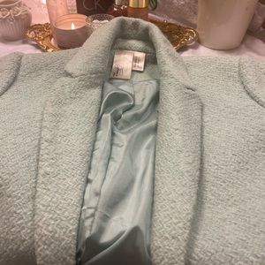 Boucle blazer. Tiffany blue never worn
